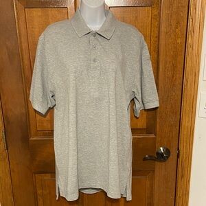 5.11 Tactical Polo Shirt Gray Sz Large Short Sleeve Collared Pull On Mens